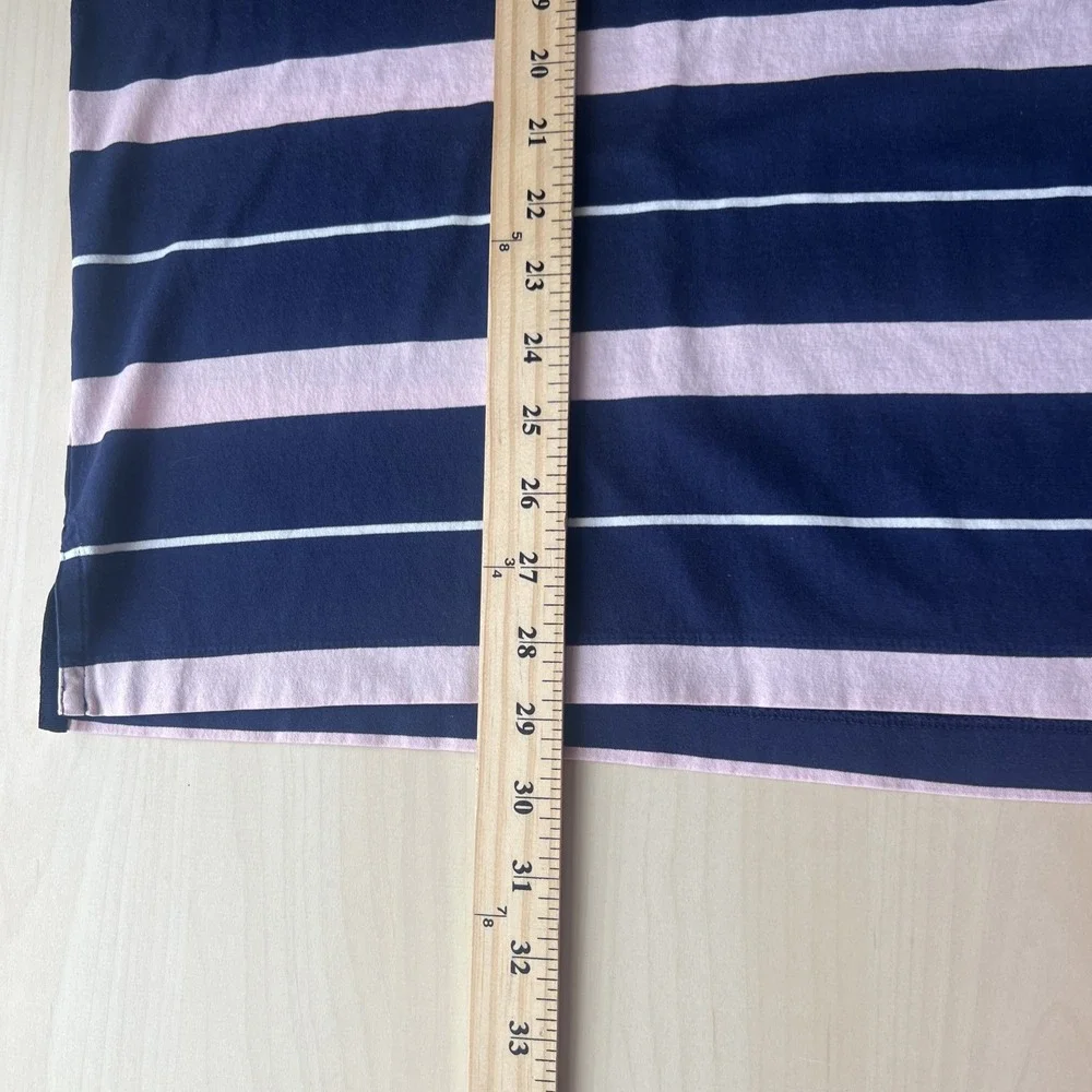 Polo Golf Ralph Lauren Men's XL Navy/Pink Striped 100% Pima Cotton